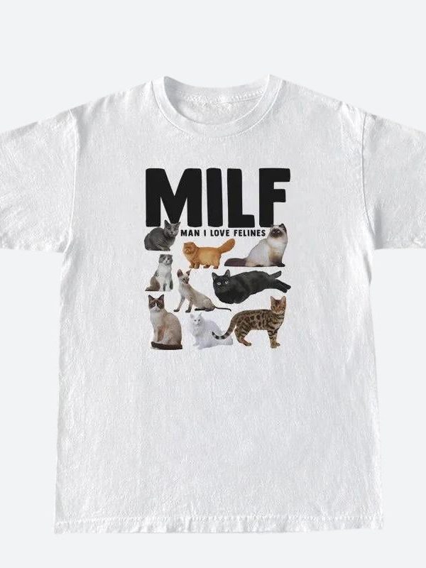 Man I Love Felines Tee