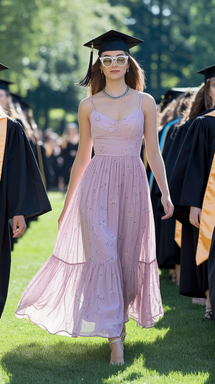 Maxi Dress for Graduation: Stand Out on Your Big Day outfit idea