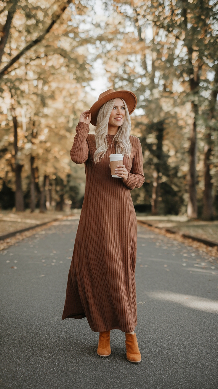 Trendy Maxi Dresses Fall Styles to Explore outfit idea