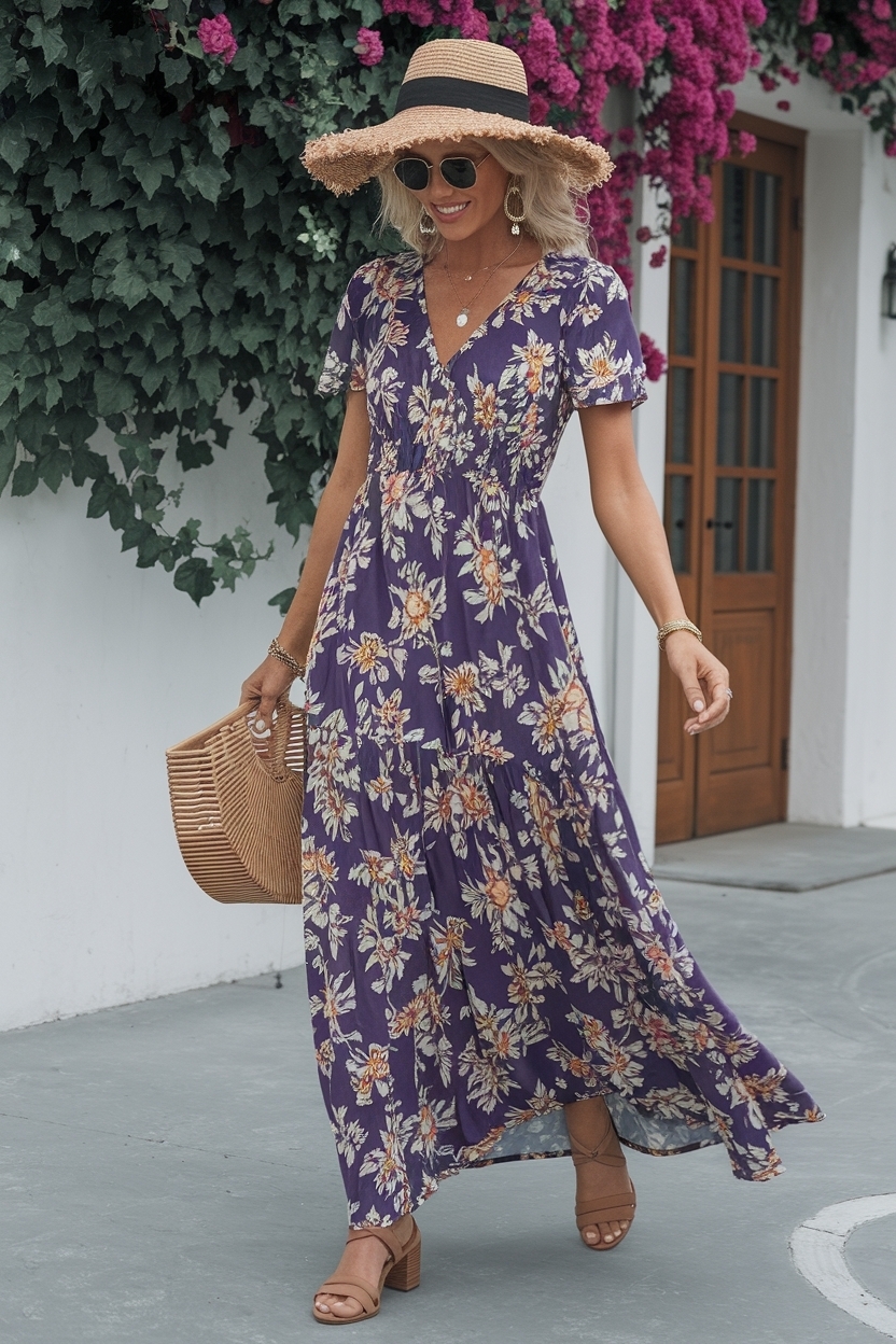 Maxi Dresses for Women Over 50 Summer: A Stylish Guide outfit idea