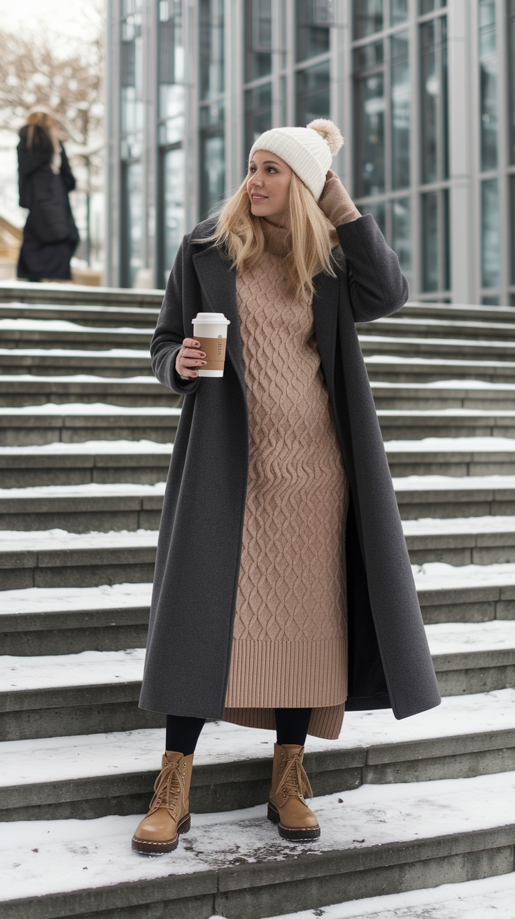 Maxi Dresses Winter Outfit Combinations outfit idea