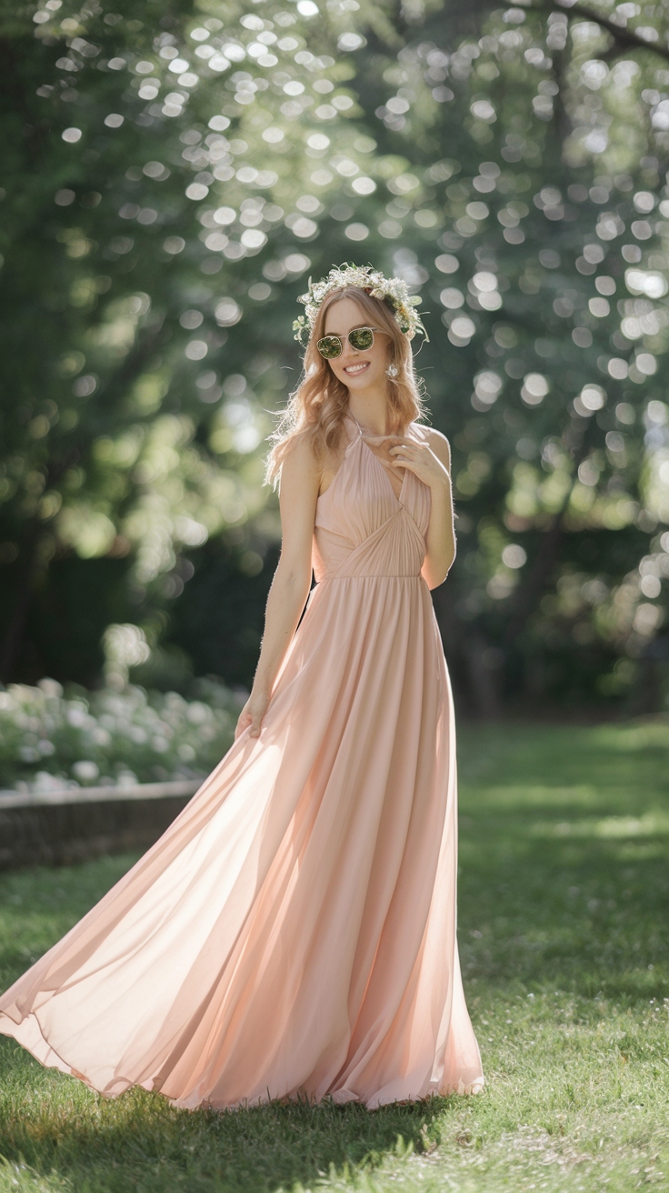 Choosing the Perfect Maxi Graduation Dress for Your Ceremony outfit idea