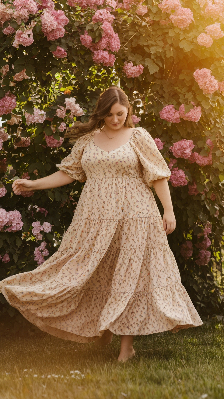 Chic Maxi Plus Size Dresses for Comfort outfit idea