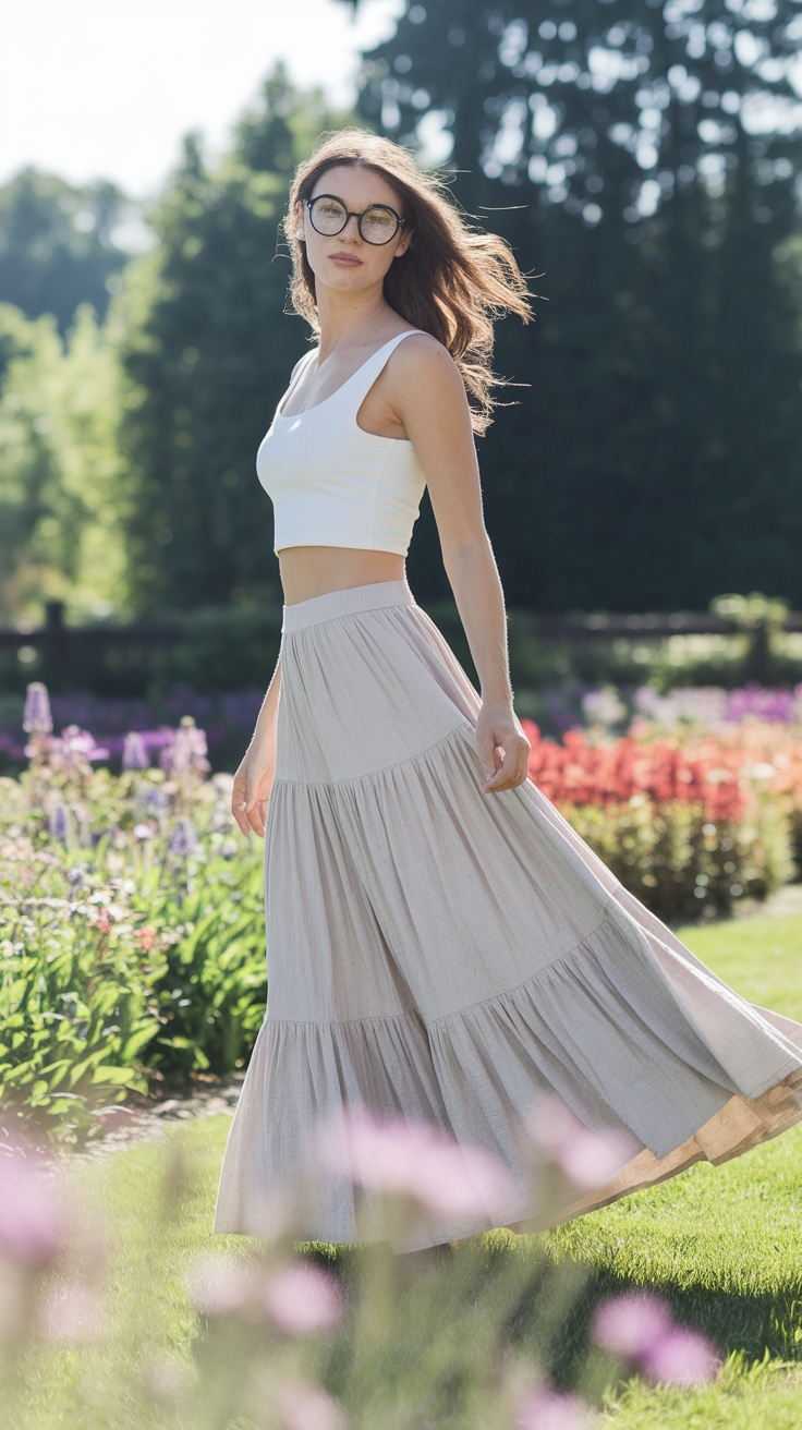 Maxi Skirt Inspo Outfit Tips for You outfit idea