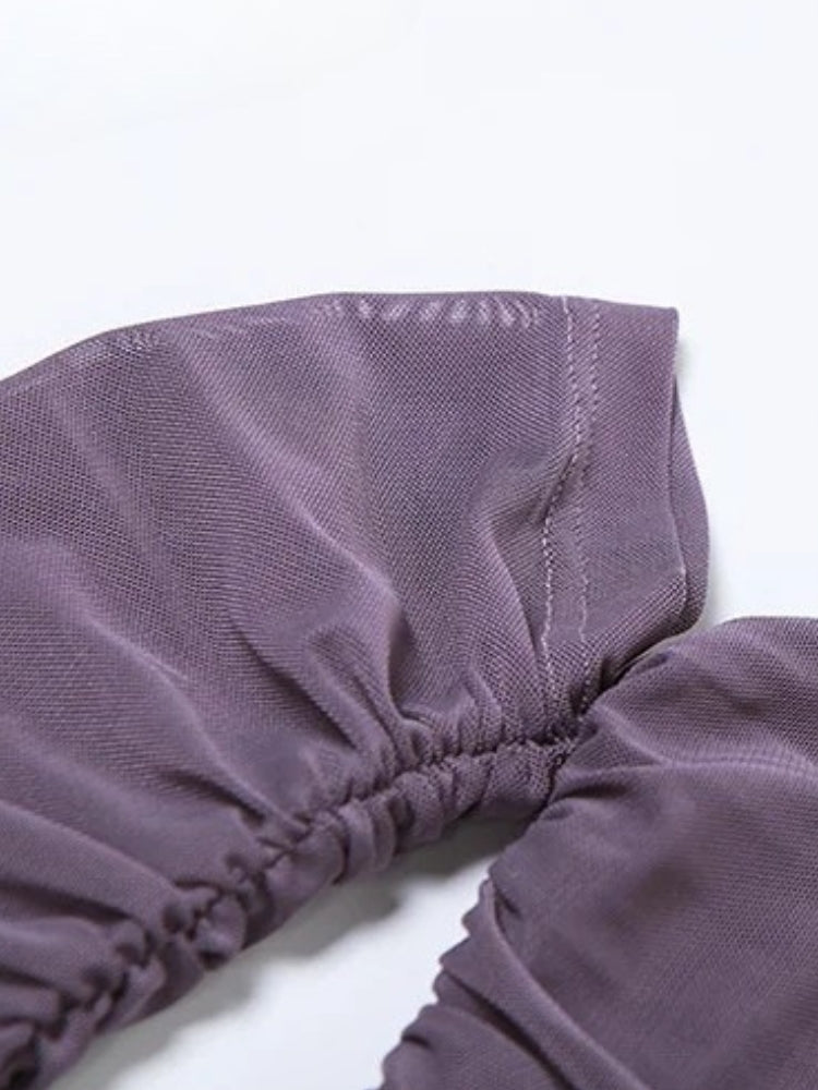 Mesh Ruffled Strapless Mini Dress Mesh Ruffled Strapless Mini Dress