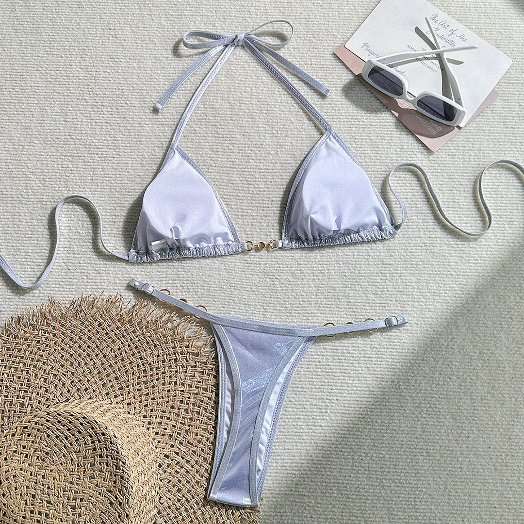 Metallic Bikini Set