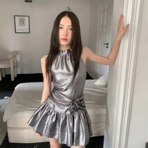 Metallic Mini Dress