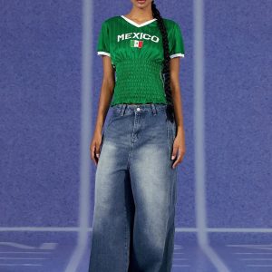 Mexico Ruched Jersey Top