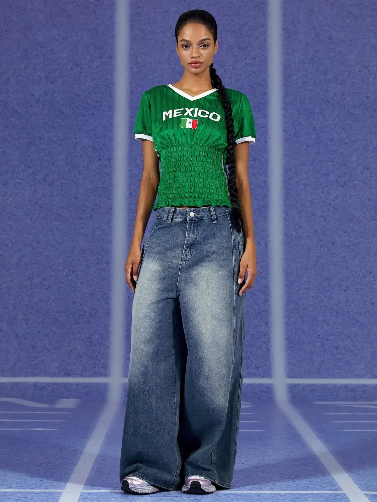 Mexico Ruched Jersey Top Mexico Ruched Jersey Top