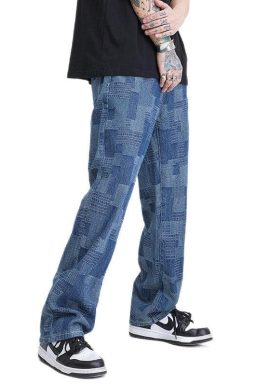 Mid Wash Wide Leg Jeans