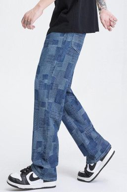 Mid Wash Wide Leg Jeans