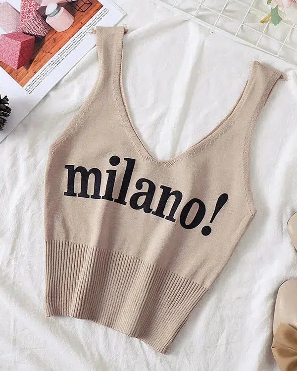 Milano Knitted Tank Top