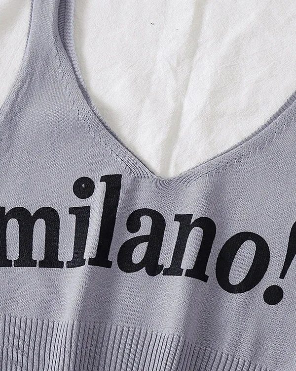 Milano Knitted Tank Top