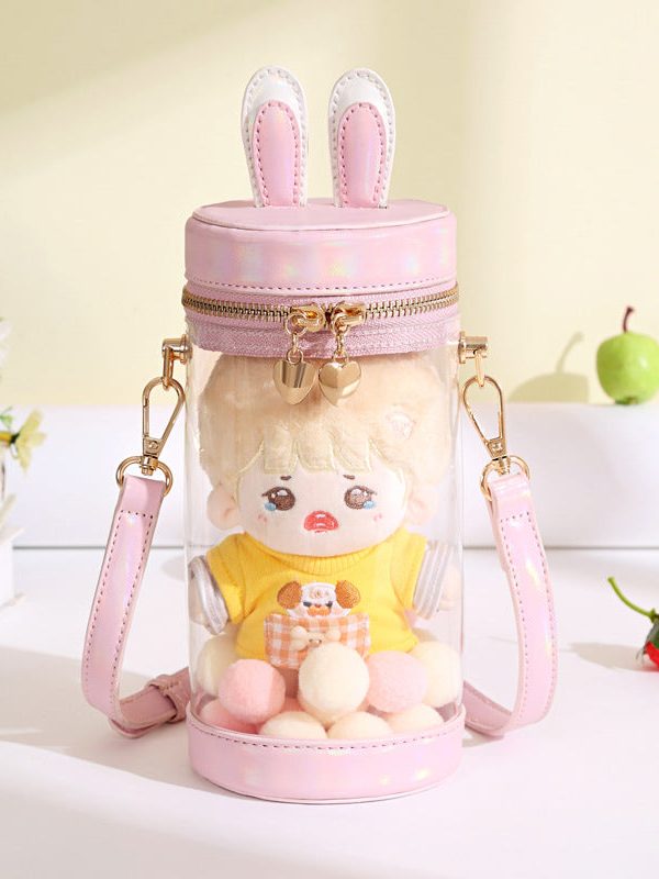 Mini Transparent Bunny Ita Bag – 20cm, 15cm, 10cm Doll Bag