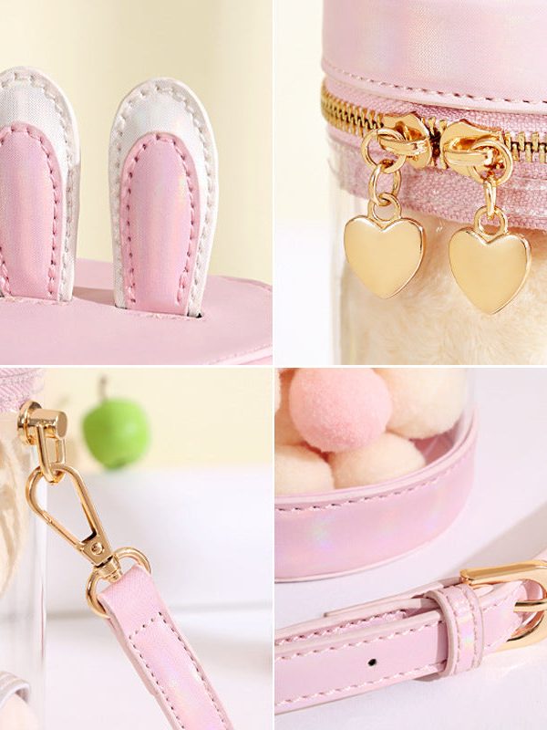 Mini Transparent Bunny Ita Bag – 20cm, 15cm, 10cm Doll Bag