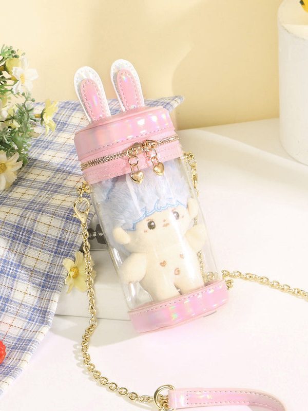 Mini Transparent Bunny Ita Bag – 20cm, 15cm, 10cm Doll Bag