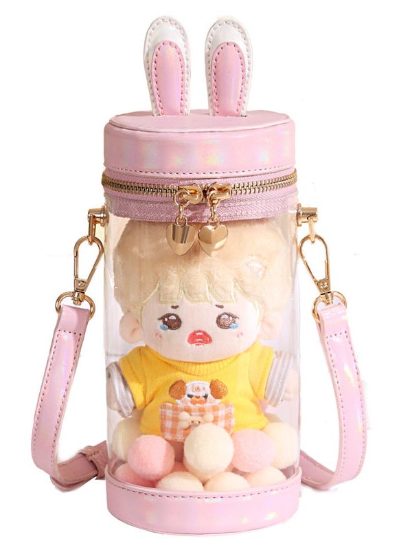 Mini Transparent Bunny Ita Bag – 20cm, 15cm, 10cm Doll Bag