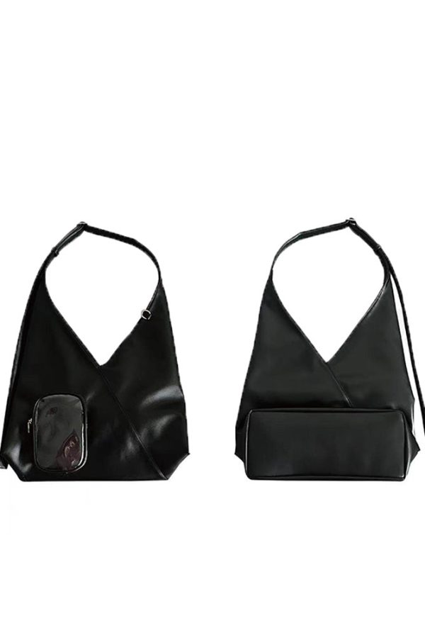Minimalist Triangle-Design Ita Shoulder Bag