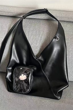 Minimalist Triangle-Design Ita Shoulder Bag