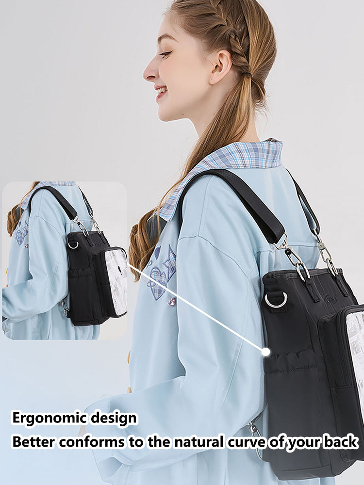 Multi-Purpose Ita Backpack – 3-Way Crossbody and Shoulder Bag