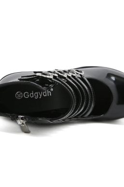 Multi Strap Platform Heels