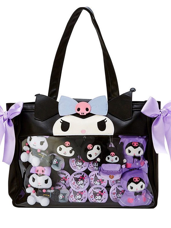 My Melody Kuromi Ita Bag Pins Display Tote Bag