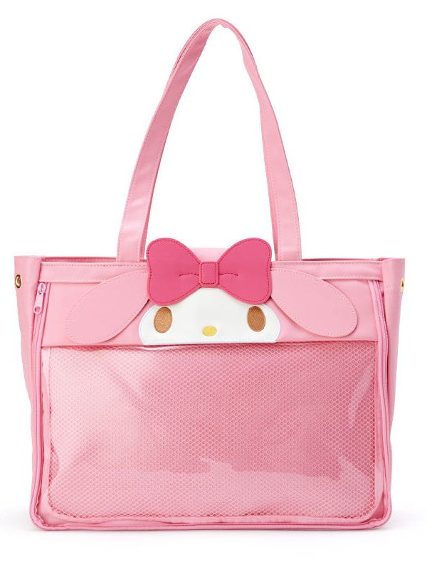 My Melody Kuromi Ita Bag Pins Display Tote Bag