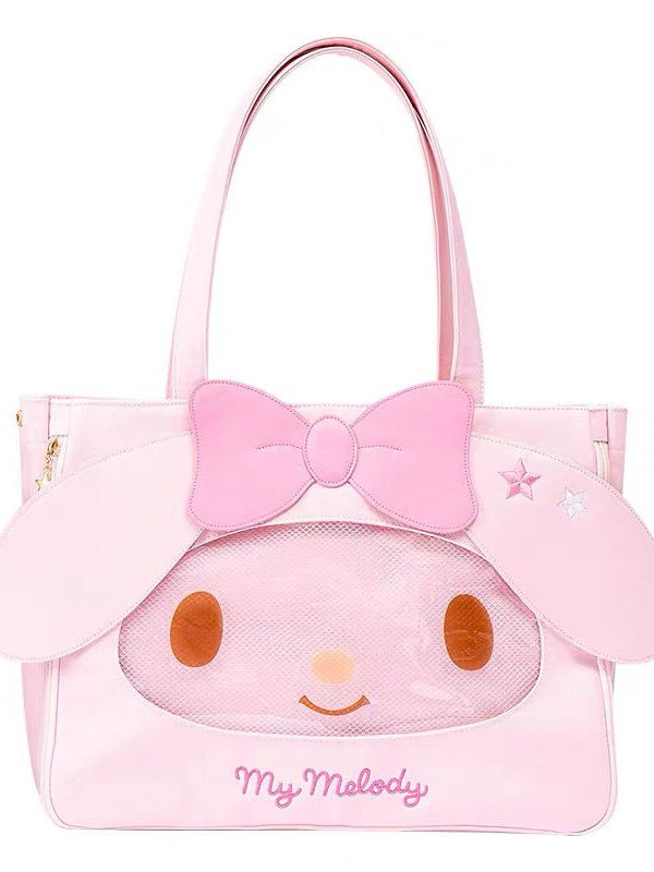 My Melody Kuromi Ita Bag Pins Display Tote Bag