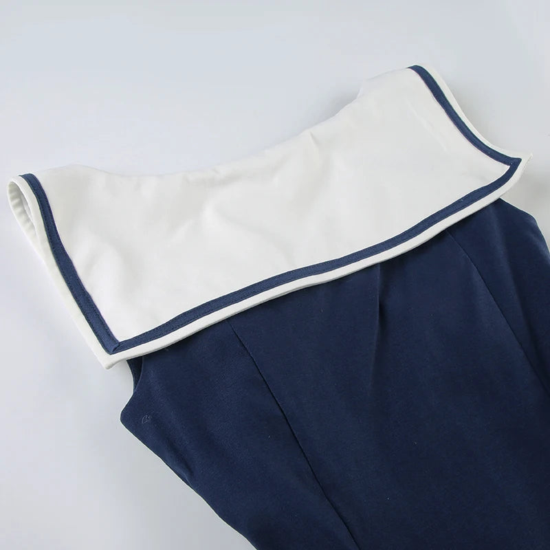 Nautical Button Mini Dress Nautical Button Mini Dress