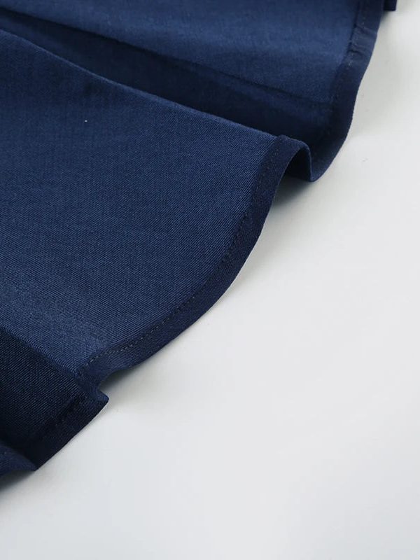 Nautical Button Mini Dress