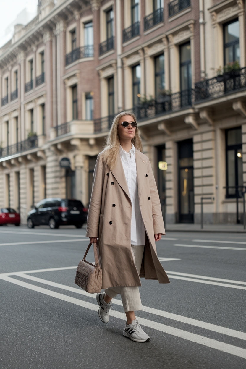 New Balance 9060 Outfit Ideas for Women: Sporty Chic outfit idea