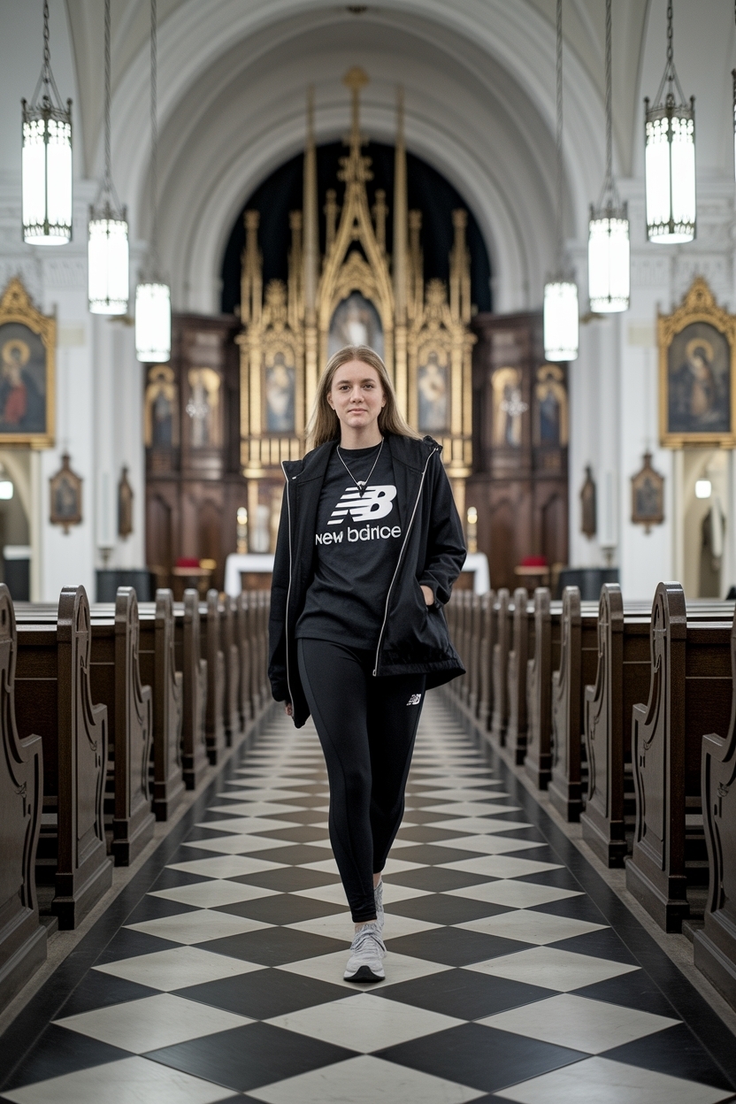 New Balance Women Outfit Church: Sporty and Stylish outfit idea