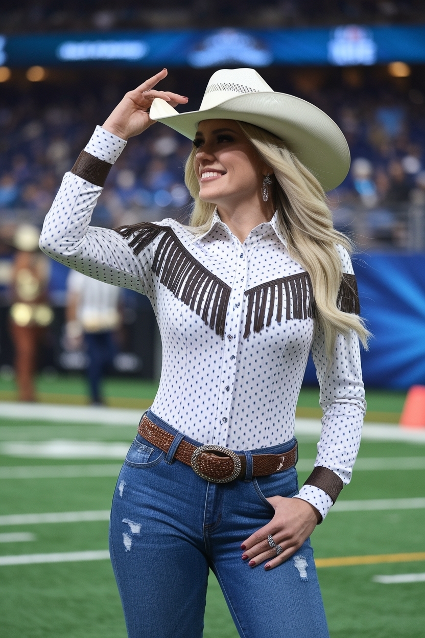NFR Outfits for Vegas Cowgirl Fashion Trends outfit idea