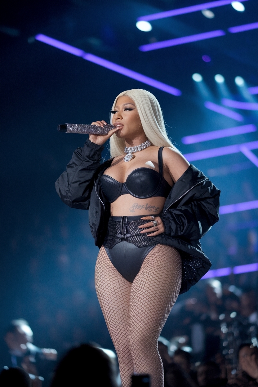 Nicki Minaj Concert Outfit Ideas for Bold and Bright Colors outfit idea