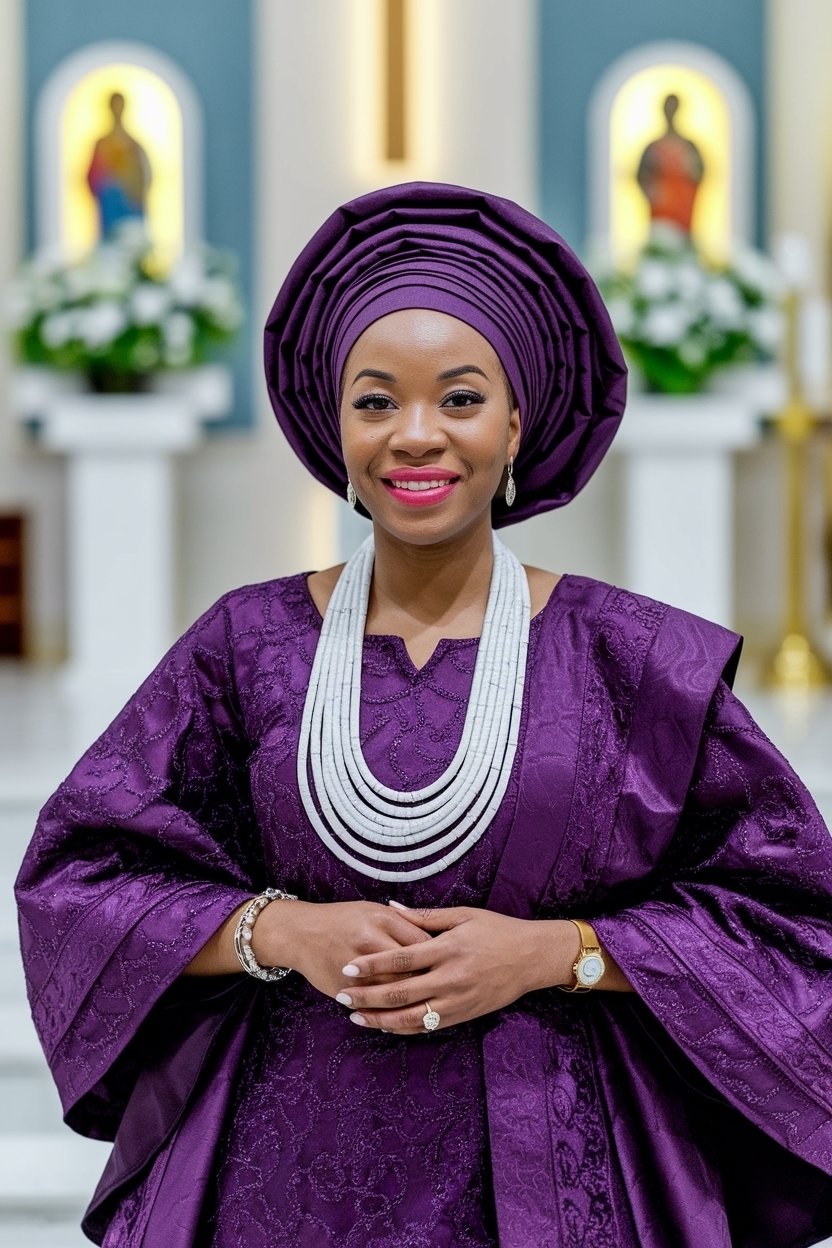 Nigerian Church Outfit Black Women: Cultural Chic outfit idea