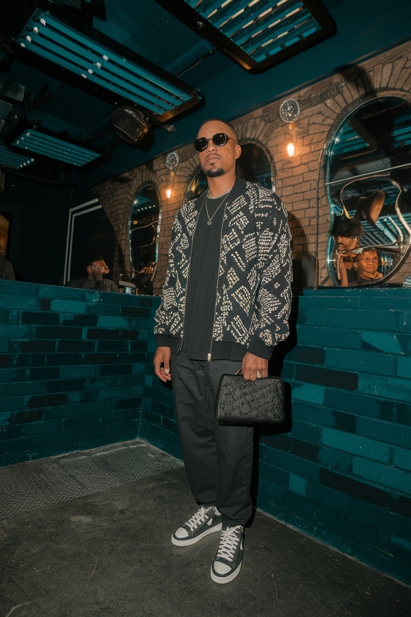 Night Club Outfits with Sneakers for Comfort and Style outfit idea