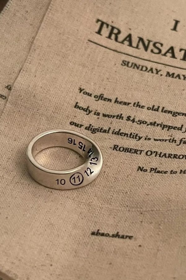 Numbers Twisted Ring