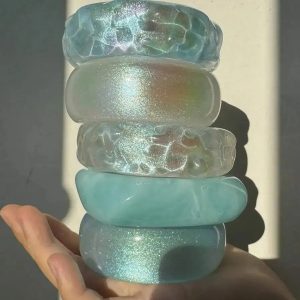 Ocean Chunky Resin Bracelet