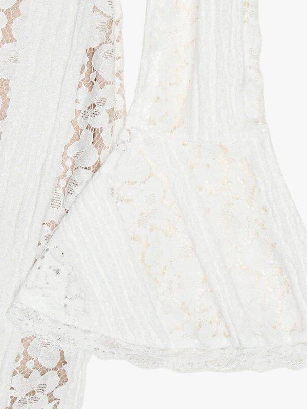 Off-Shoulder Lace Maxi Dress