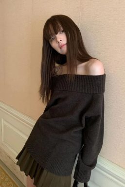 Off Shoulder Sweater