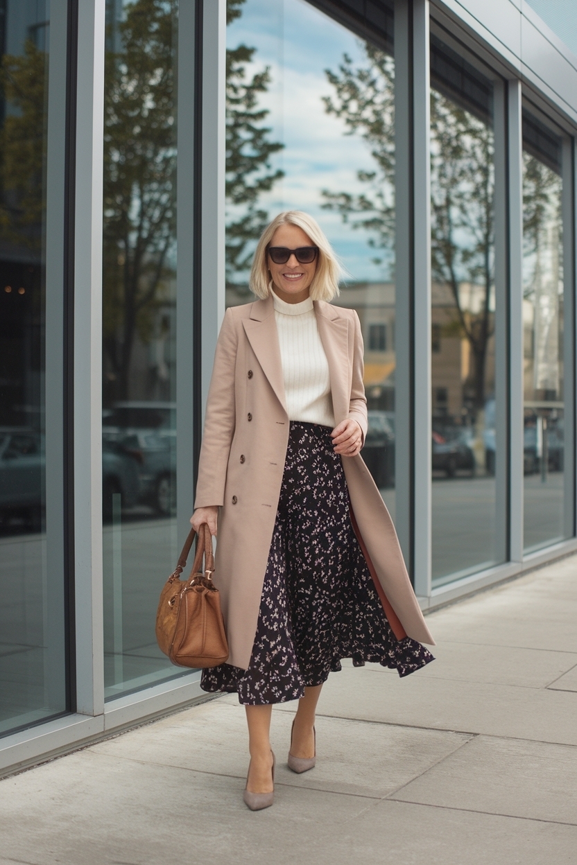 Office Casual Outfits Women Over 40: Professional Yet Stylish outfit idea