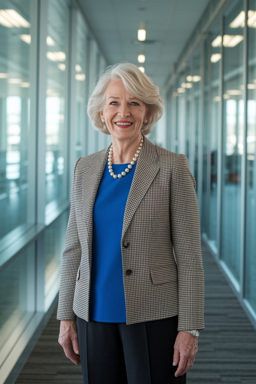 Office Outfits for Women Over 60: Smart and Casual outfit idea