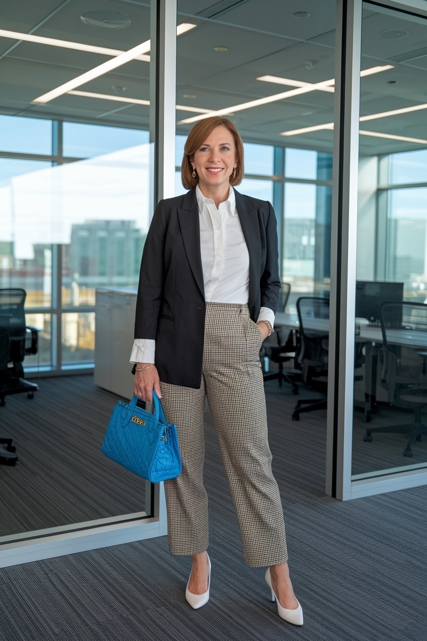 Sophisticated Office Outfits Women Over 40 for Workdays outfit idea