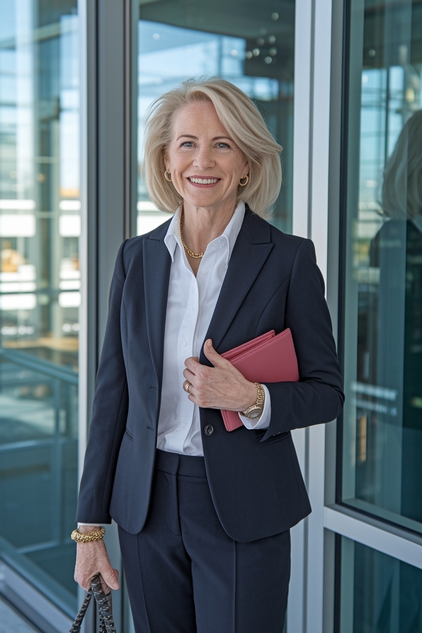 Office Outfits Women Over 50 Work Wear: Comfort Meets Style outfit idea