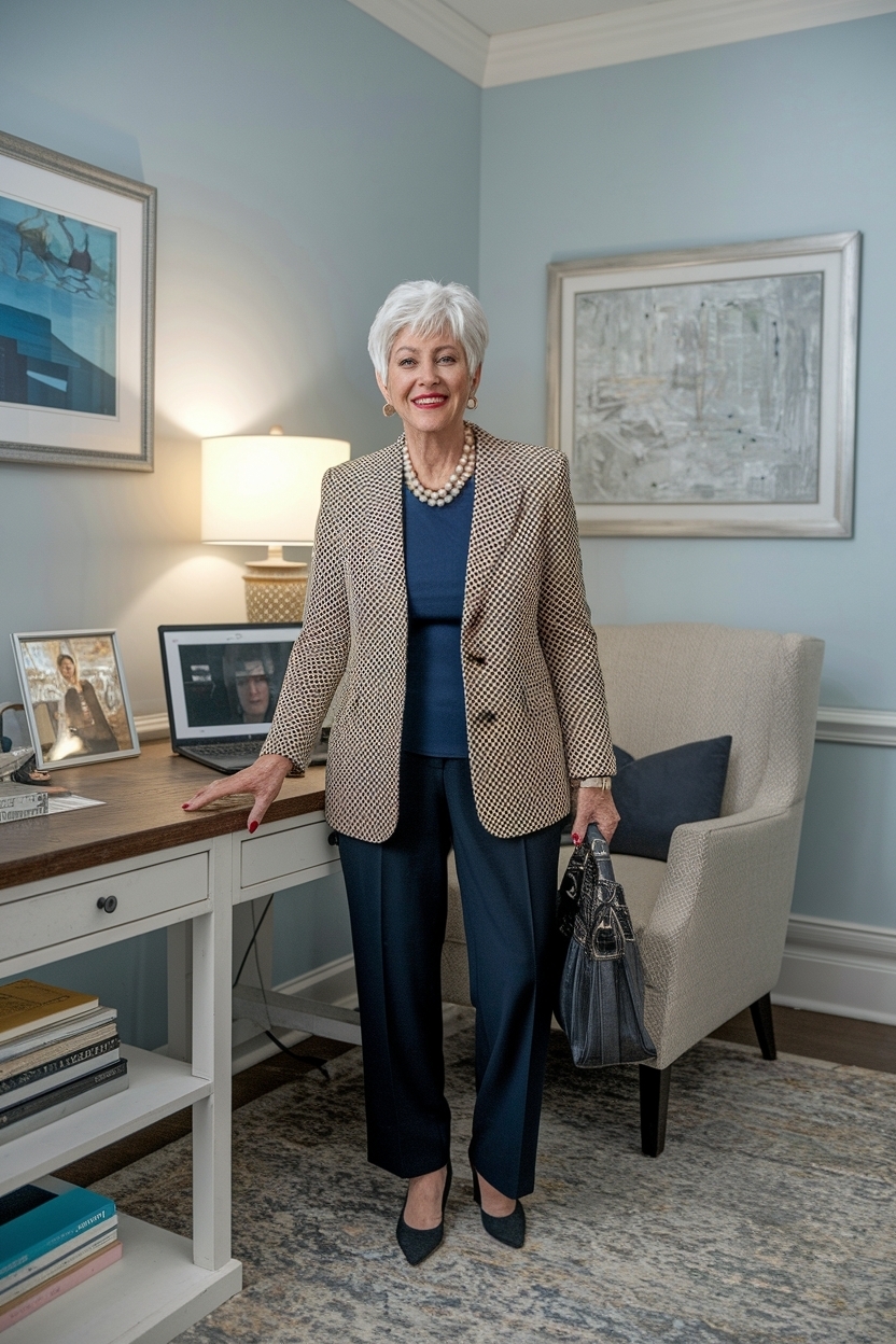 Office Outfits Women Over 60: Effortless Elegance outfit idea