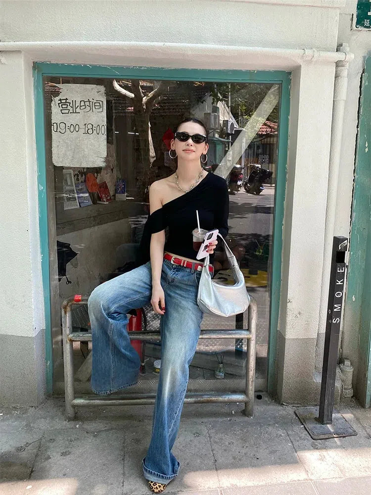 One Shoulder Basic Top One Shoulder Basic Top