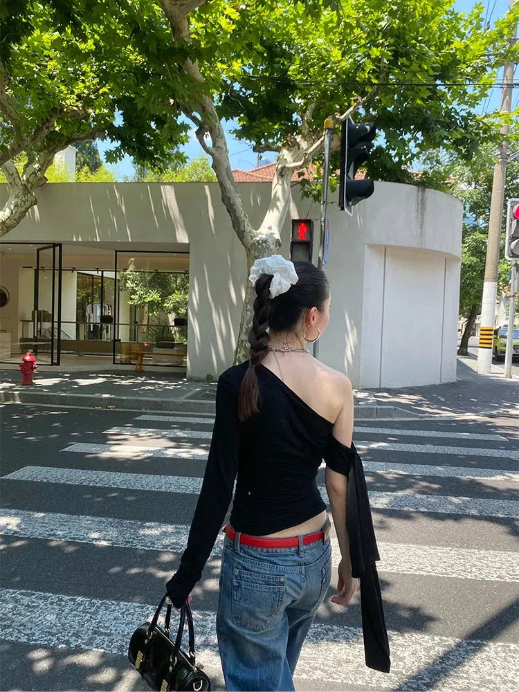 One Shoulder Basic Top One Shoulder Basic Top