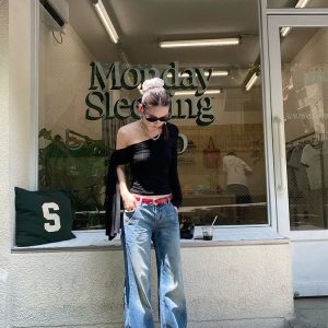 One Shoulder Basic Top