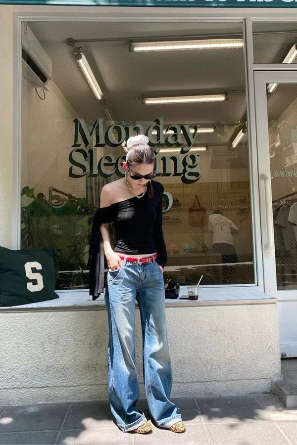 One Shoulder Basic Top