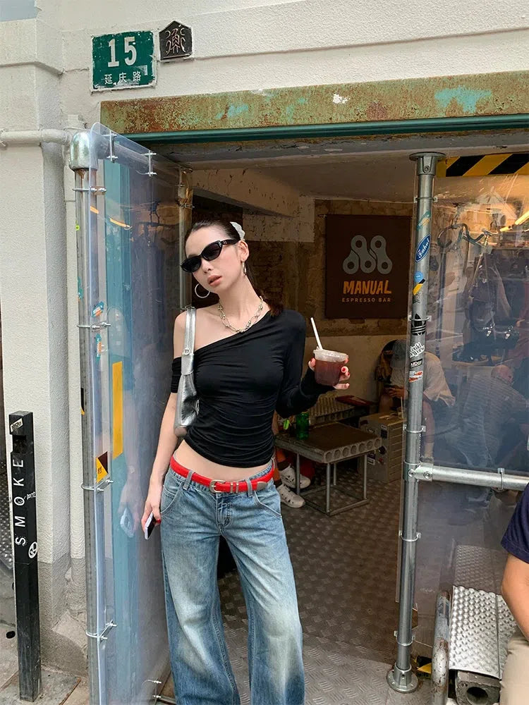 One Shoulder Basic Top One Shoulder Basic Top